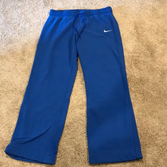 nike sweatpants royal blue